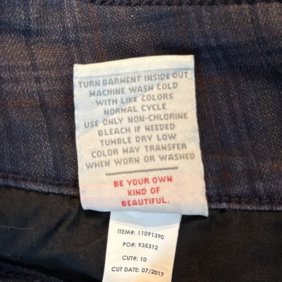 Torrid Multi-Zip Jeggings - Multi-Color Plaid Size 18R - Picture 12 of 15